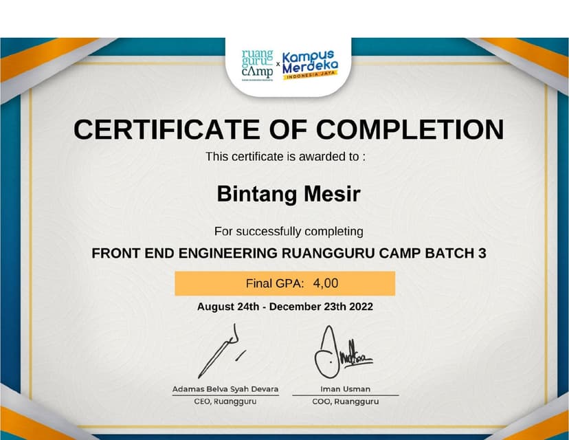 Independent Study Program - Ruangguru